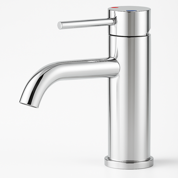 单柄浴室水龙头卫生间水龙头不锈钢单孔T10，铬【周末不发货，TK/TEMU订单仅支持自提】-1