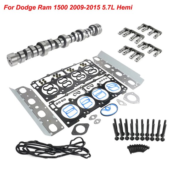 气缸套件 Hydraulic Lifters Camshaft Relacement Kit Replacement for 5.7L Hemi MDS Dodge Ram 1500 2009+ 53021726AE 53021726AD-5