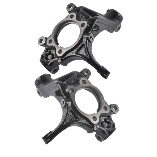 转向节 1 Pair Front Steering Knuckle Spindle Fit For Nissan Rogue 2.0L 2.5L L4 2014-2020 Black Metal 40015-4BA0A 400154BA0A 40014-4BA0A 400144BA0A-4