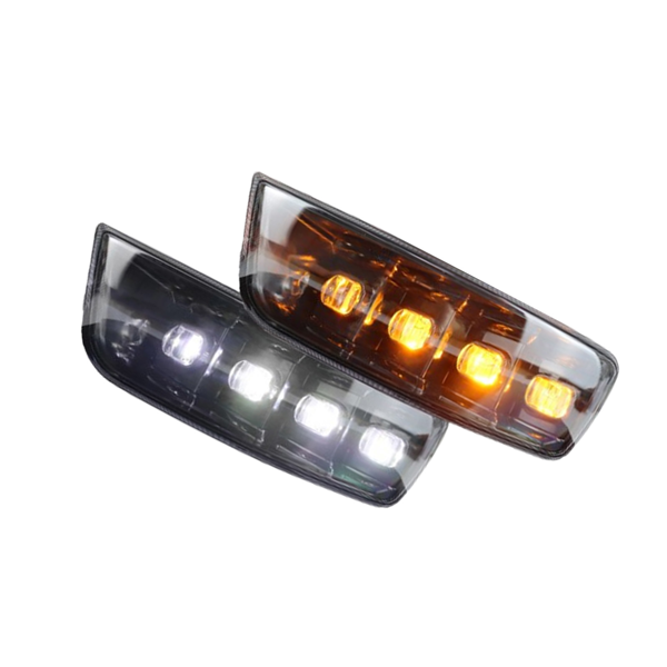 适用于丰田4Runner 2003-2005的LED前保险杠日间行车灯转向雾灯-6