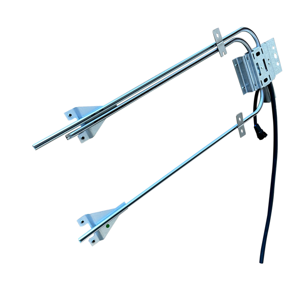 玻璃升降器 Front Right Passenger Side Power Window Regulator w/ Motor Fit for Freightliner Cascadia Electric with Motor Bolt On Steel Plastic A18-67226-003 A18-27226-001-3