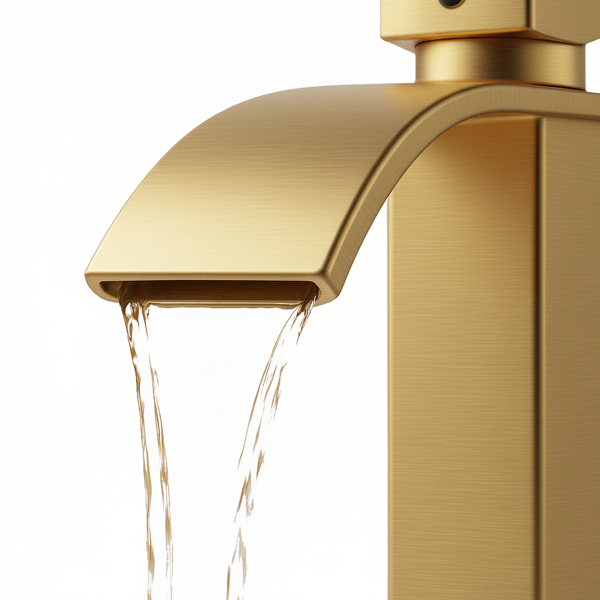 单柄浴室水龙头卫生间水龙头不锈钢单孔TP，拉丝金【周末不发货，TK/TEMU订单仅支持自提】-5