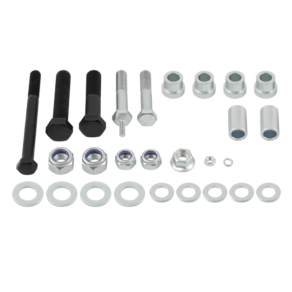 4.5-8英寸升高前可调式轨道杆，适用于1994-2002款道奇公羊1500/2500/3500四驱车型-3