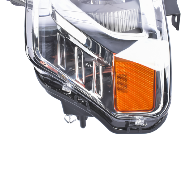 汽车大灯 Left Side HID/Xenon Chrome Projector Headlight Replacement for 2013-2014 Ford F-150 DL3Z13008AC FO2518120-6