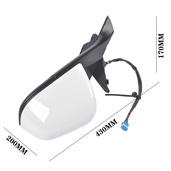 后视镜 Left Side View Door Mirror Power Fold/Heated/Memory Fits for Tesla Y 2020-2023 1594111-00-C-10