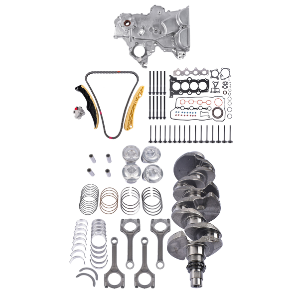 曲轴套装 Crankshaft + Oil Pump +Engine Rebuild Kit +Gasket Set Fit for Hyundai Veloster 2012-2017-1