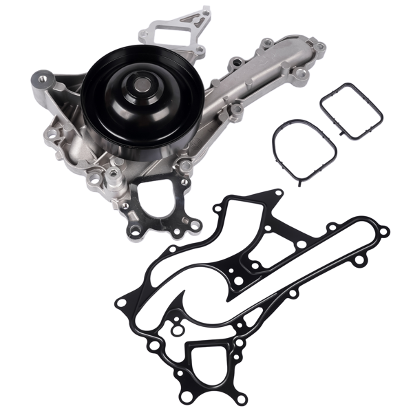 水泵 Water Pump with Gasket for Mercedes-Benz C300 C350 E350 R350 E400 GLK350 GLE350 V6 3.5L 2762000401, 2762001301-2