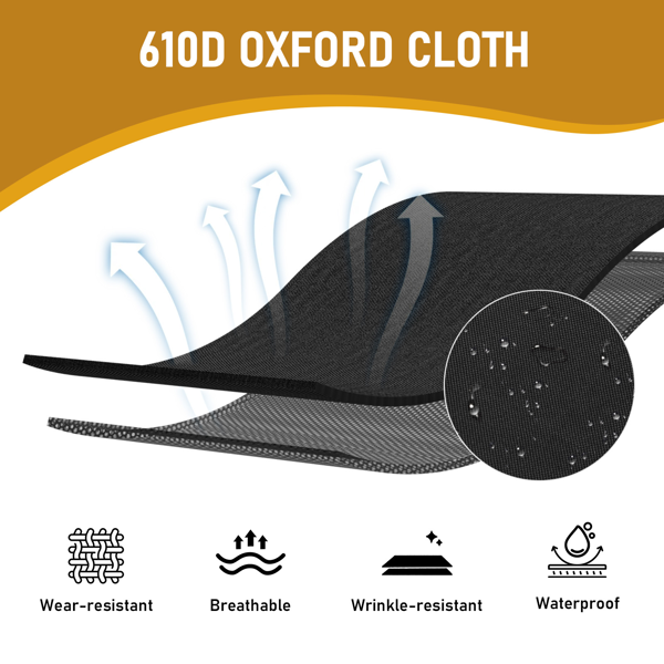 75in  黑色 户外行军床 铝床面支架 铁交叉脚 长方形 125kg-5