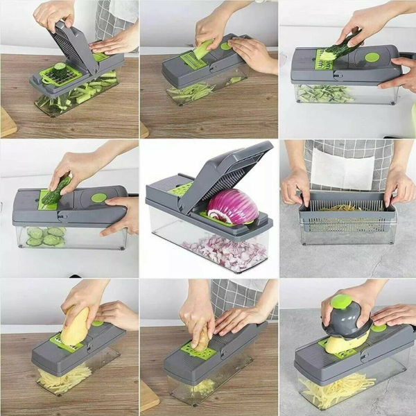 15合1蔬菜水果切割机食物洋葱蔬菜切菜丁厨房切片机-9