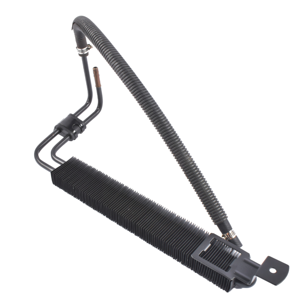 动力转向油冷却器 Power Steering Oil Cooler Fit for Chevy Avalanche Silverado Tahoe Suburban GMC Sierra Yukon Cadillac Escalade Black Steel 25918689 918-309 918309-2