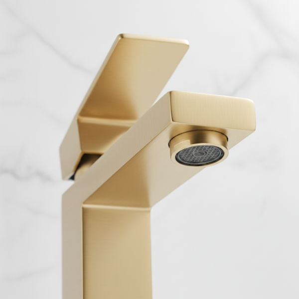 单柄浴室水龙头卫生间水龙头不锈钢单孔-T20，拉丝金【周末不发货，TK/TEMU订单仅支持自提】-3