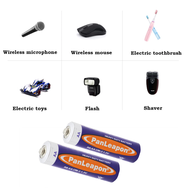 16PCS AA电池1.5V碳锌AA电池，适用于家用电器小型设备-4