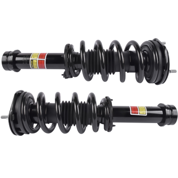 减震器 2Pcs Front Coil Spring Shock Strut Assys For Tesla Model S AWD 75D 85D 2015-2019 1030607-00-E,