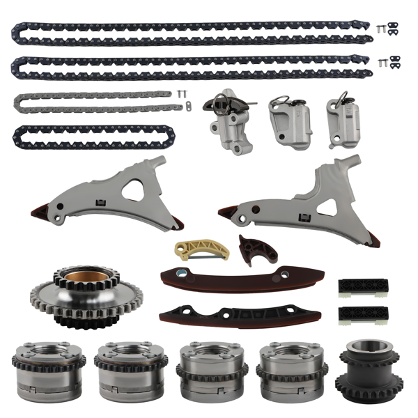 凸轮轴调节器正时链条套件 适用于奔驰M276 AMG W212 A207 3.0/3.5升发动机-3