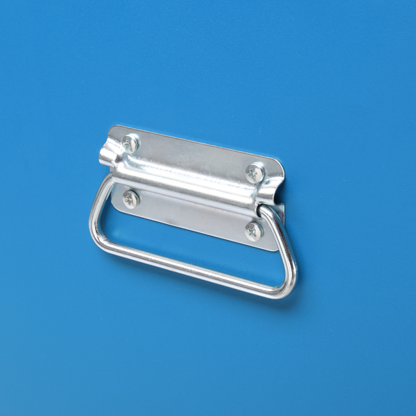 上柜5抽带锁 330lb 钢制 维修工具车 蓝色-14