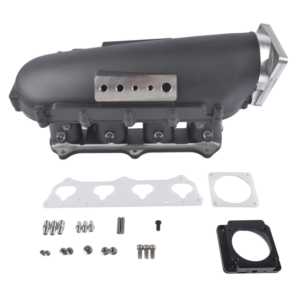 进气歧管 Ultra Race Intake Manifold Black Replacement for Honda Civic Si 2002-2005, Acura RSX TSX 2002-2006 K20A2-3