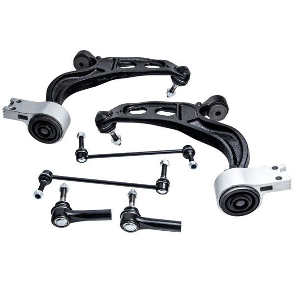 6件式前下控制臂拉杆球头，适用于2010-2012款福特Flex及林肯MKT-3