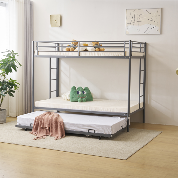 【同款编码：88733738】灰色 Twin&Daybed 双层上下床 铁床 美国 单独Daybed-18