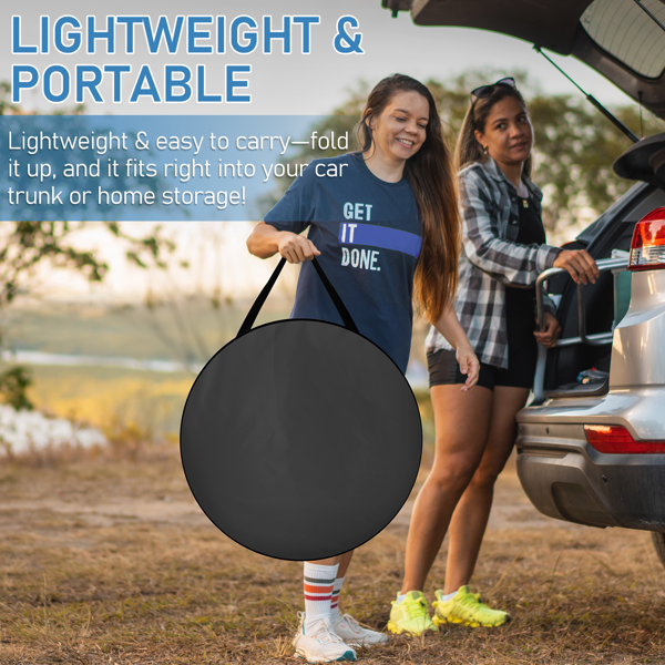 单人 黑色 便携 更衣帐篷 钢丝 银胶布 110*110*190cm-12