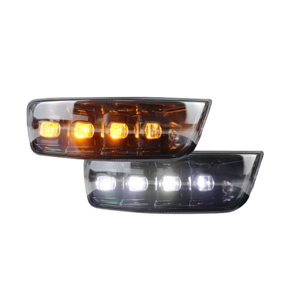 适用于丰田4Runner 2003-2005的LED前保险杠日间行车灯转向雾灯-4