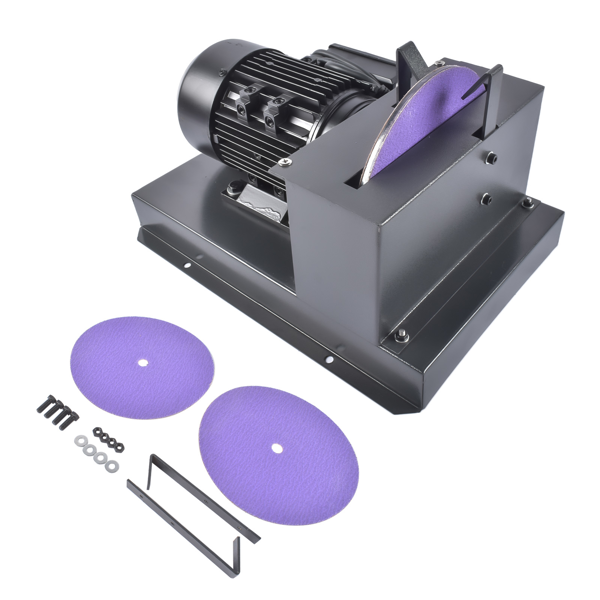 磨刀机 Lawn Mower Blade Sharpener 1HP 750W with 9 Inch Grinding Wheel Fit for Gator Blades-4