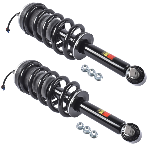 减震器 2Pcs Front Suspension Strut and Coil Spring Assembly Fit for Cadillac Escalade Chevy Suburban Tahoe Yukon 2021-2024 Black-4
