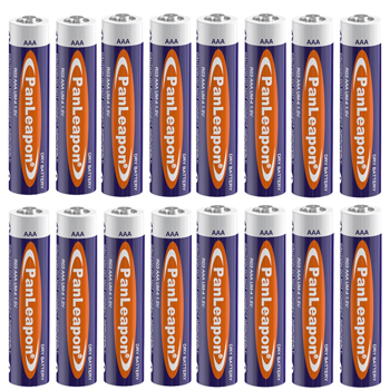 16节AAA电池1.5v碳锌AAA电池，适用于家用电器小型设备