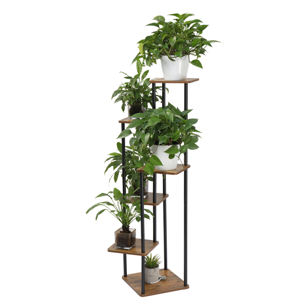 6层 铁木 116*30*30cm 铁木植物架-2