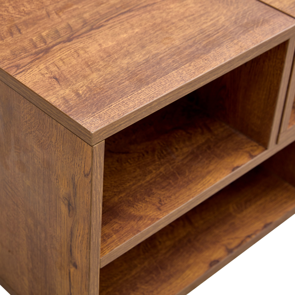 2 件套立方体电视柜，自由组合游戏娱乐中心媒体柜，开放式储物书架，适用于客厅，2 层书架 L 型电视柜，尺寸为 47.2*12*13.4。-13