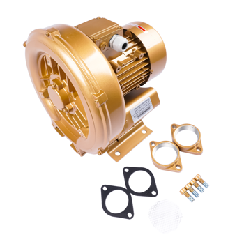 高压风机 GHBH 1D7 34 1R4 Regenerative Blower 2.0Hp 102CFM 220mBar 220V-480V 3 Phase 60Hz 1.5KW