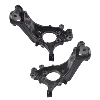 转向节 1 Pair Front Steering Knuckle Spindle Fit For Nissan Rogue 2.0L 2.5L L4 2014-2020 Black Metal 40015-4BA0A 400154BA0A 40014-4BA0A 400144BA0A