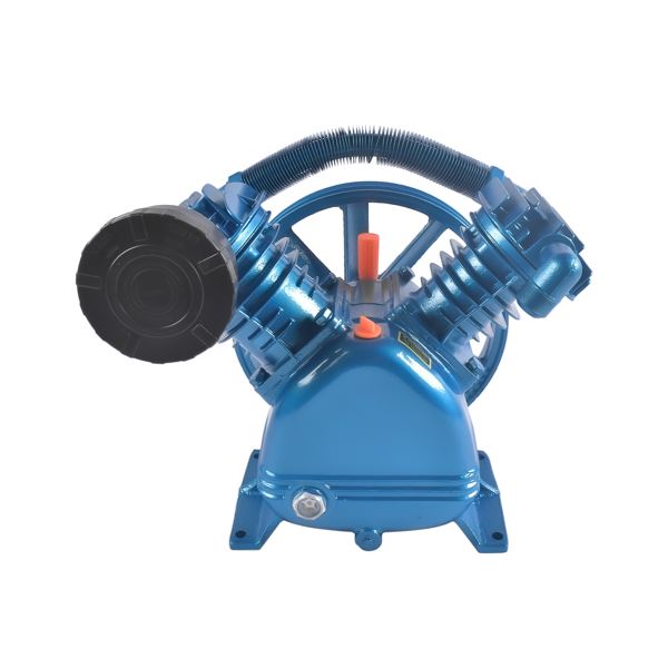 空气压缩机机头 175PSI 4KW 5.5HP Twin Cylinder Air Compressor Pump Head V Type Double Stage Aluminum Corded Electric 110V-1