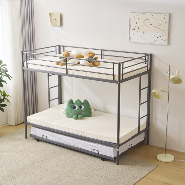 【同款编码：88733738】灰色 Twin&Daybed 双层上下床 铁床 美国 单独Daybed-13