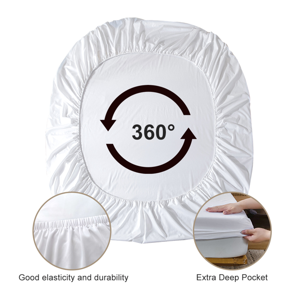 自产组合（床笠+枕套三件套侧边印花）月神树 美国中号（temu仅可自提）-5