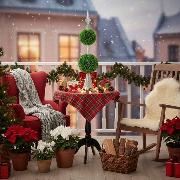 双层人造植物D7x26.5“金属螺旋圆形球上的自然球体装饰家居办公桌装饰FBA发货-4