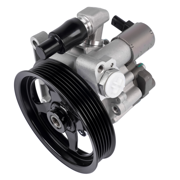 转向助力泵 Power Steering Pump with Pulley Fit for Mercedes-Benz W211/S211 E350 2006 V6 3.5L Aluminum without Reservoir 0044663601 0044663701 A0044663601-5