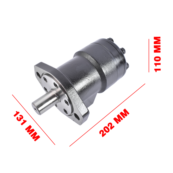 液压马达 Hydraulic Motor 103-1034 103-1034-012 Fits for Eaton Char-Lynn S Series 1 in Straight Woodruff Key, 2 Bolt Std 4.60 in³/r-2