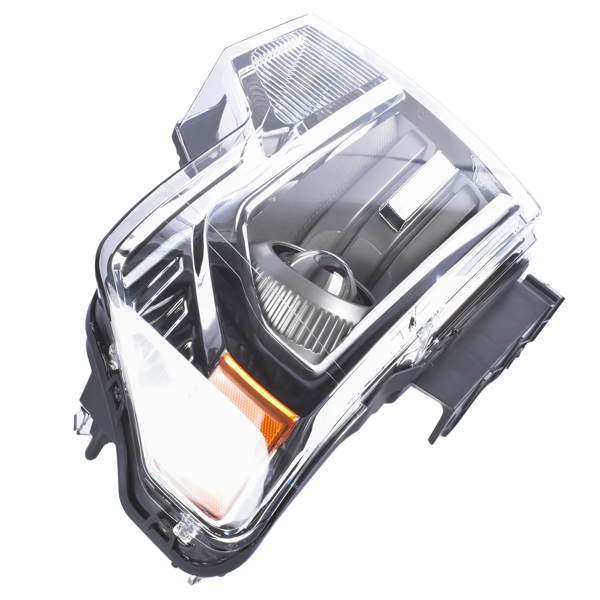 汽车大灯 Left Side HID/Xenon Chrome Projector Headlight Replacement for 2013-2014 Ford F-150 DL3Z13008AC FO2518120-2