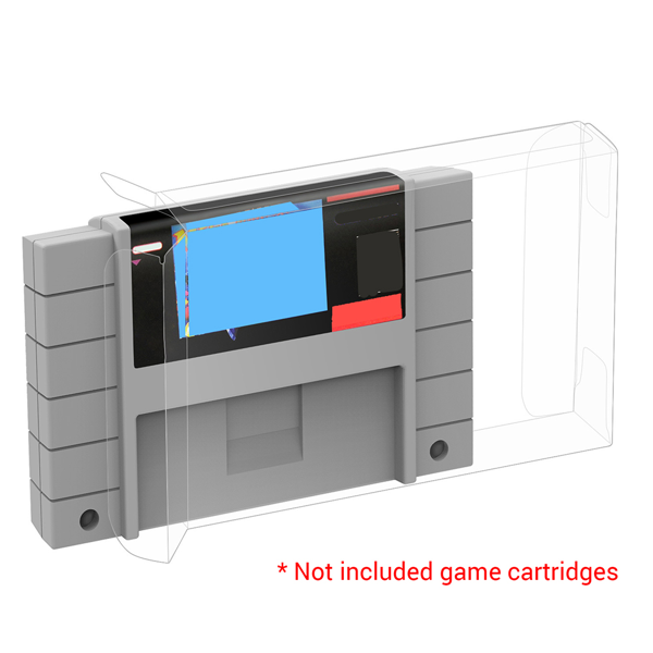 SNES游戏卡保护盒 SNES Cartridge Protector【适用于美版SNES 游戏卡】5个（tk/temu下自提）（周末不发货）-6