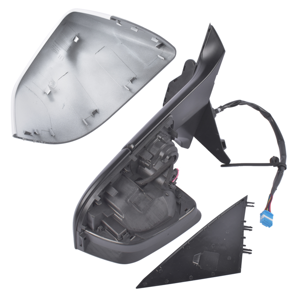 后视镜 Left Side View Door Mirror Power Fold/Heated/Memory Fits for Tesla Y 2020-2023 1594111-00-C-5