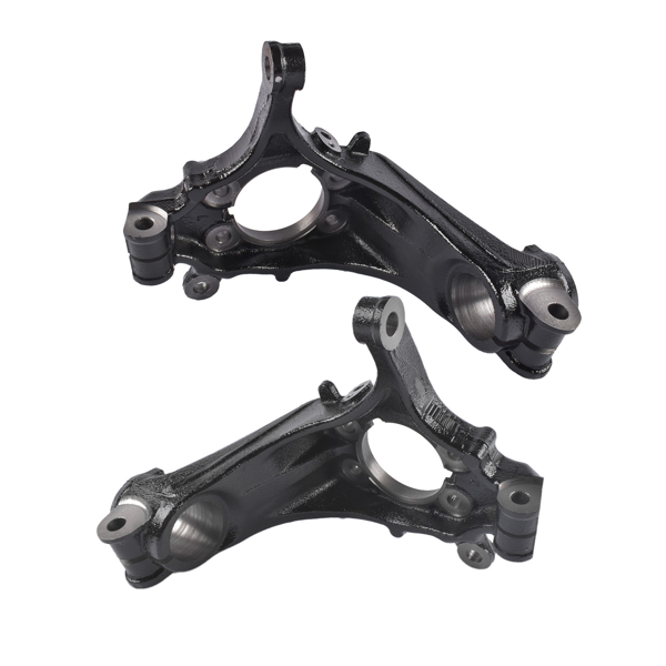 转向节 1 Pair Front Steering Knuckle Spindle Fit For Nissan Rogue 2.0L 2.5L L4 2014-2020 Black Metal 40015-4BA0A 400154BA0A 40014-4BA0A 400144BA0A-2