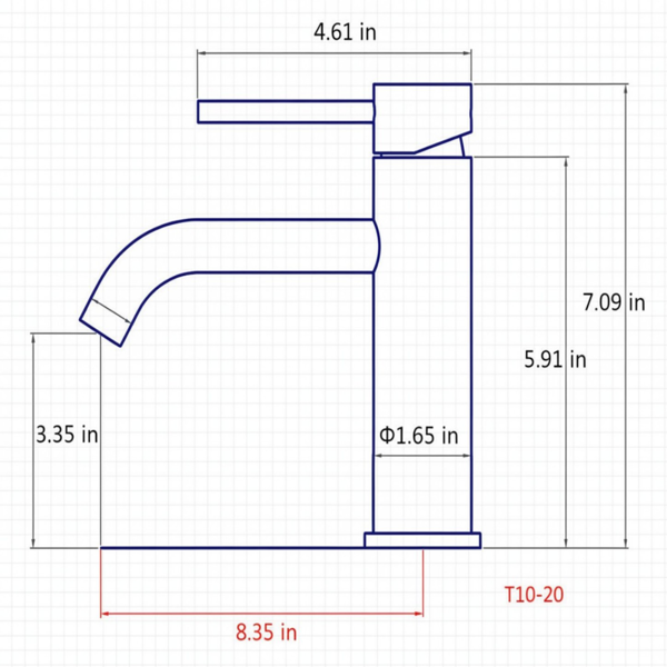 单柄浴室水龙头卫生间水龙头不锈钢单孔T10，拉丝金【周末不发货，TK/TEMU订单仅支持自提】-11