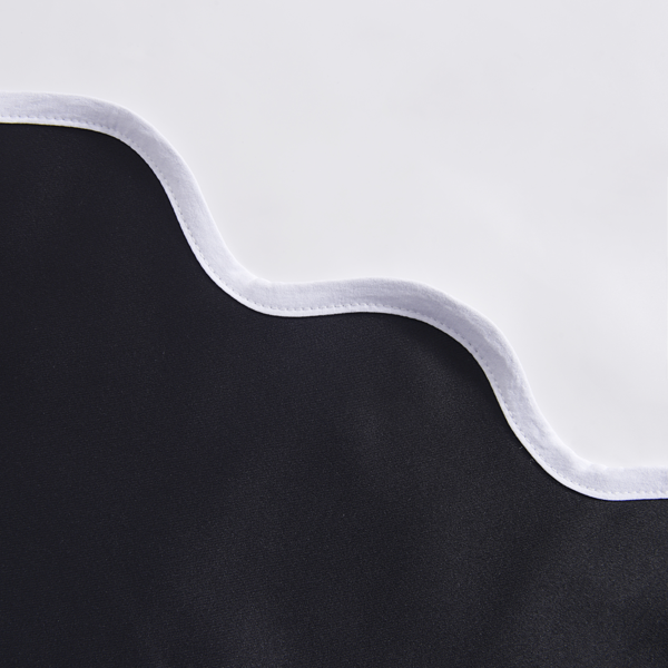 2片厨房用扇形半遮光窗帘-5