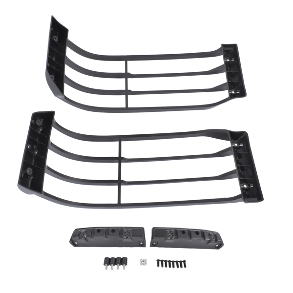 大灯护罩 Pair Front Headlamp Light Guard Set STC53193 Replacement for Land Rover Discovery 2 2003-2004-4