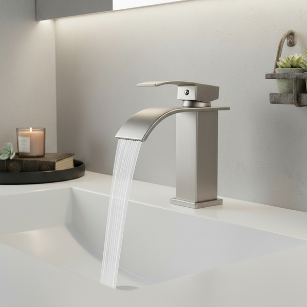 单柄浴室水龙头厕所水龙头不锈钢单孔TP，拉丝镍【周末不发货，TK/TEMU订单仅支持自提】-7