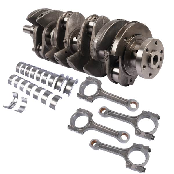 曲轴套装 Engine Crankshaft with Con Rods Bearings Kit Fit for GMC Terrain Buick LaCrosse Regal Verano Chevrolet Captiva Sport Cobalt Equinox HHR Impala Malibu Pontiac G5 G6 Saturn Aura Ion 12578182-10