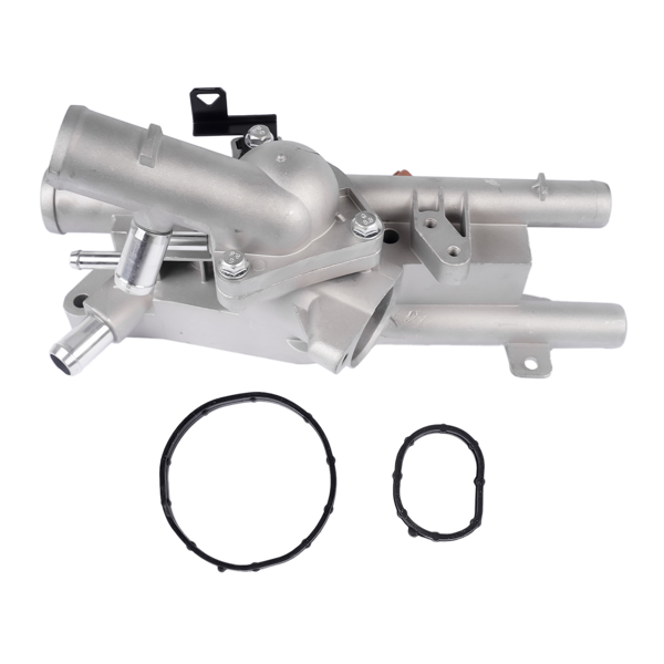 节温器总成 Upgrade Thermostat Housing Assembly Fit for Hyundai Sonata Santa Fe Tucson 2010-2015 Kia Optima Sorento 2011-2015 Sportage 2011-2016 2.4L 25600-2G500 902-5128-5