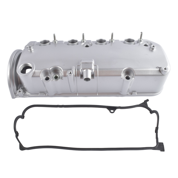 气门室盖 Aluminum Engine Valve Cover with Gaskets Replacement for 2001-2005 Honda Civic L4 1.7L 12310PLC000-5