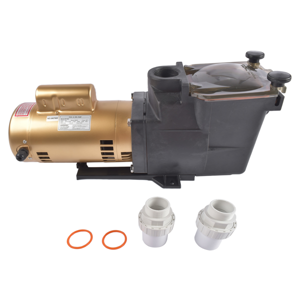 泳池水泵 1.5HP Super Pool Pump Motor 115/230V Single Speed Replacement for Hayward SP2621X25 In-Ground Pool-4