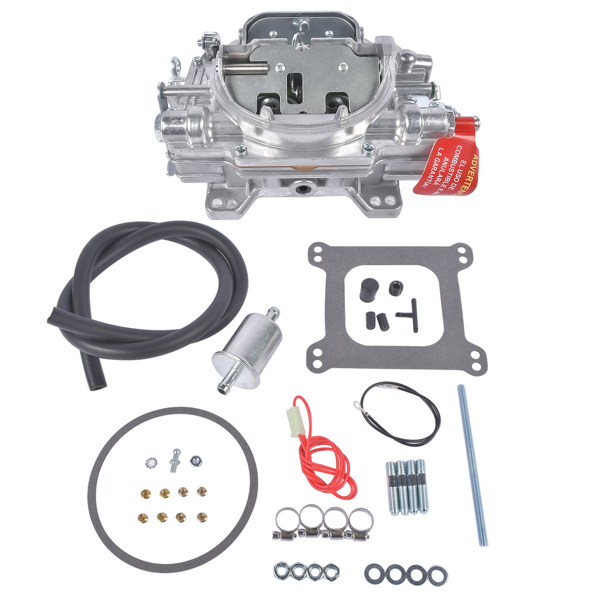 化油器 4 Barrel Carburetor Fits for Thunder AVS Manual Choke Carburetor 650 CFM Square Bore 1825-650-6